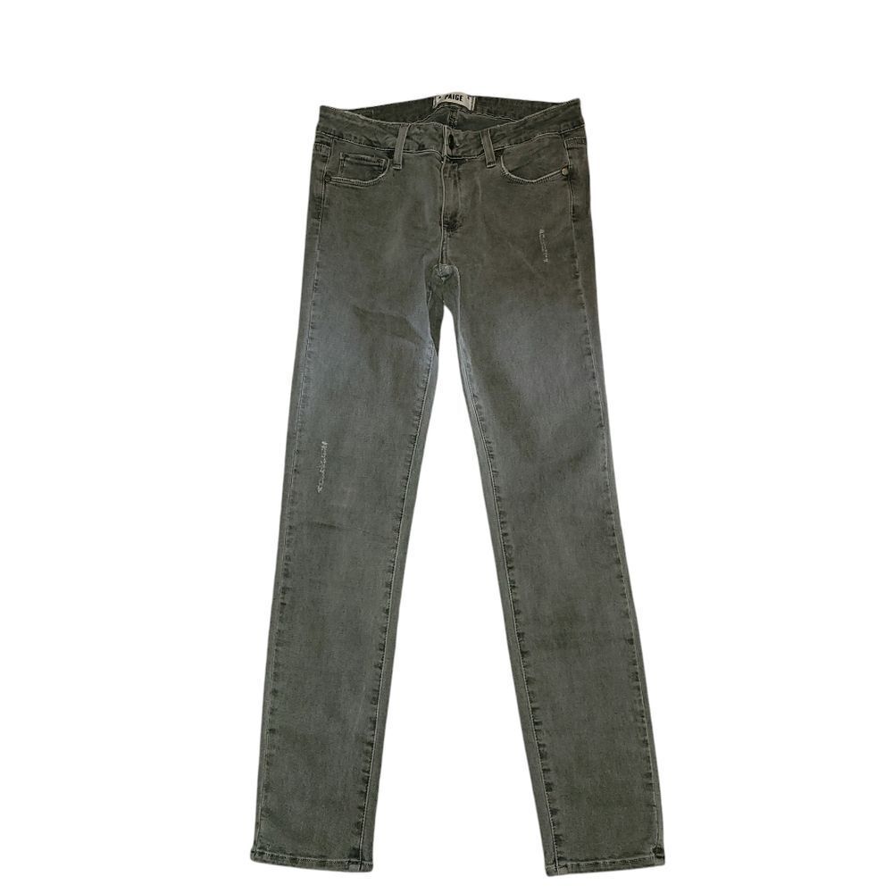 Paige jeans size 27 gray peg skinny